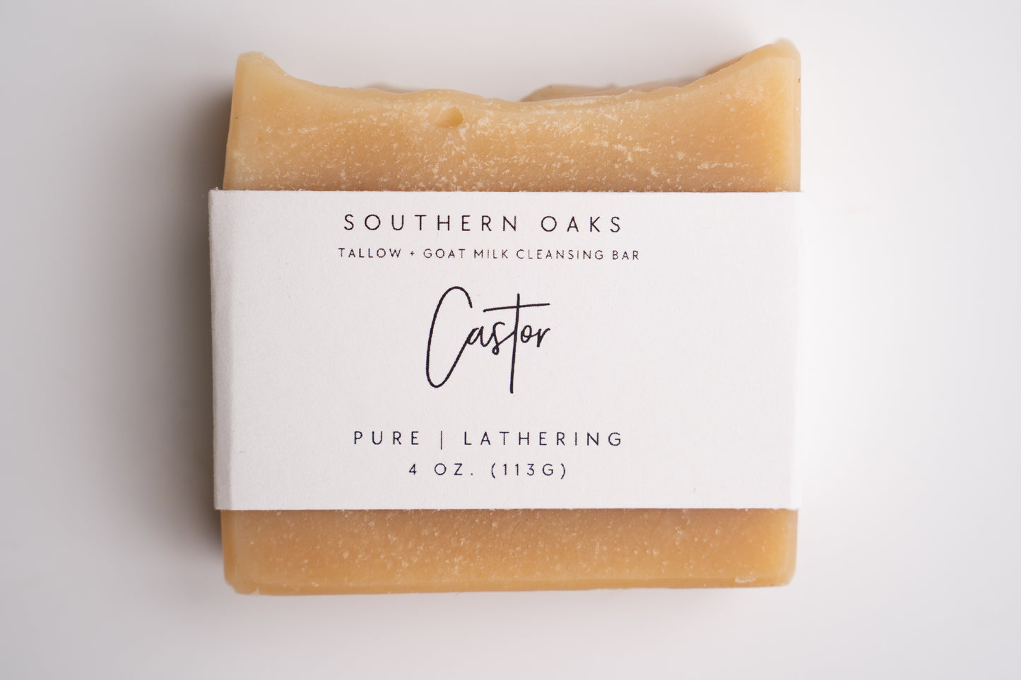Castor Tallow + Goat Milk Luxury Cleansing Bar