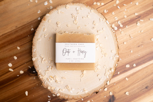 Oats + Honey Tallow + Goat Milk Luxury Cleansing Bar