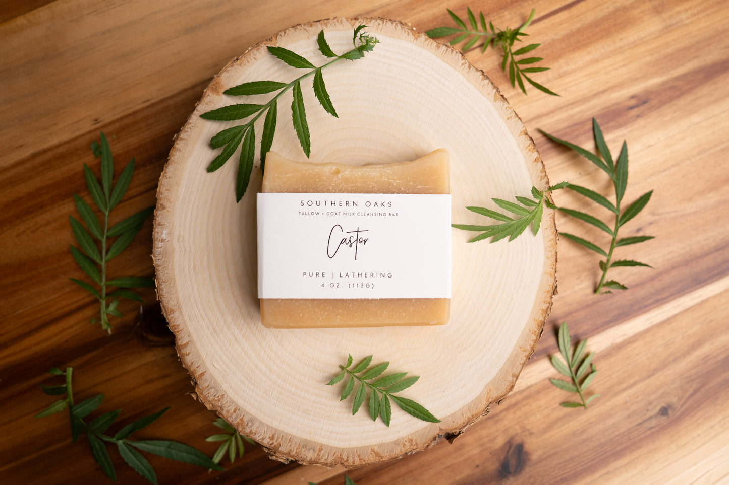 Castor Tallow + Goat Milk Luxury Cleansing Bar
