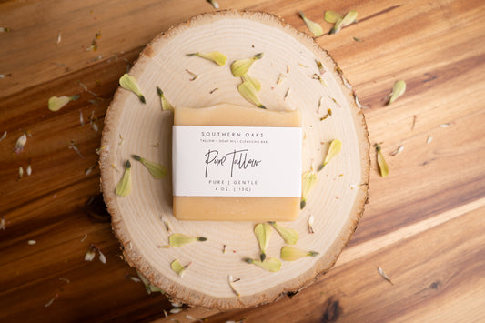Pure Tallow + Goat Milk Luxury Cleansing Bar
