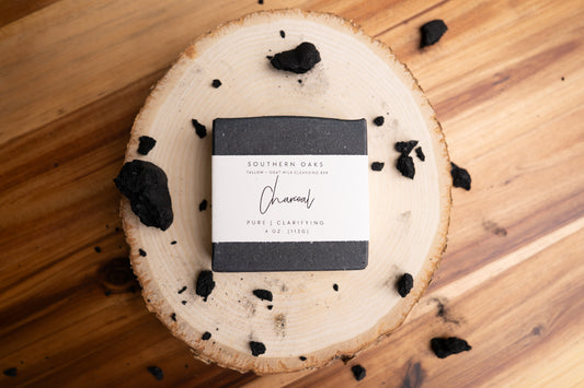 Charcoal Tallow + Goat Milk Luxury Cleansing Bar