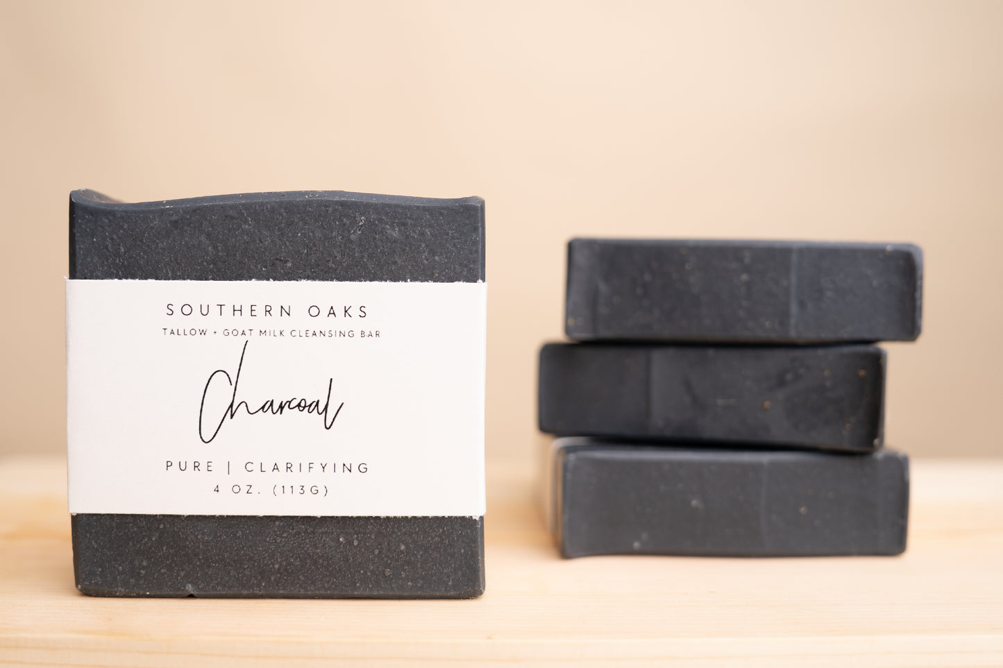 Charcoal Tallow + Goat Milk Luxury Cleansing Bar