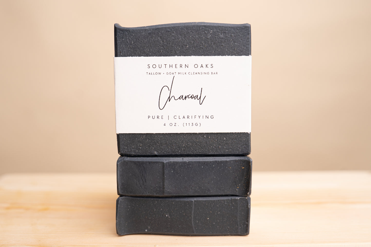 Charcoal Tallow + Goat Milk Luxury Cleansing Bar