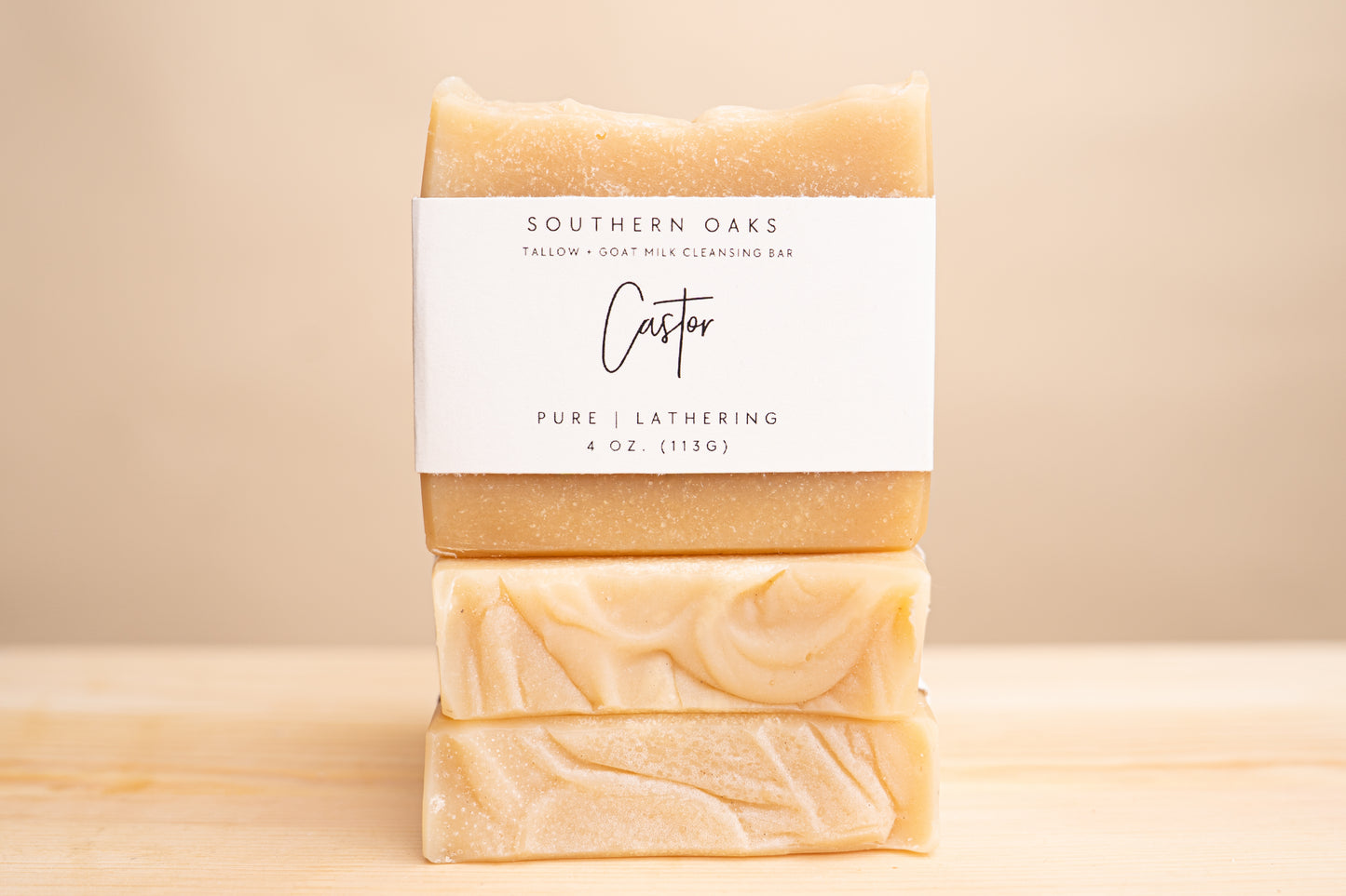 Castor Tallow + Goat Milk Luxury Cleansing Bar