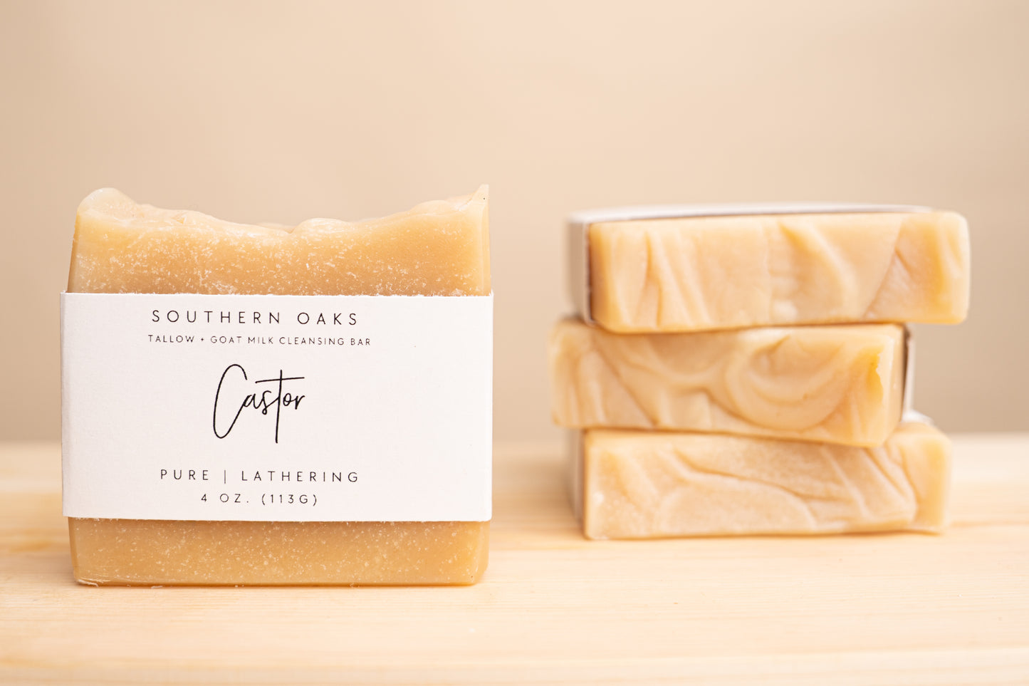 Castor Tallow + Goat Milk Luxury Cleansing Bar