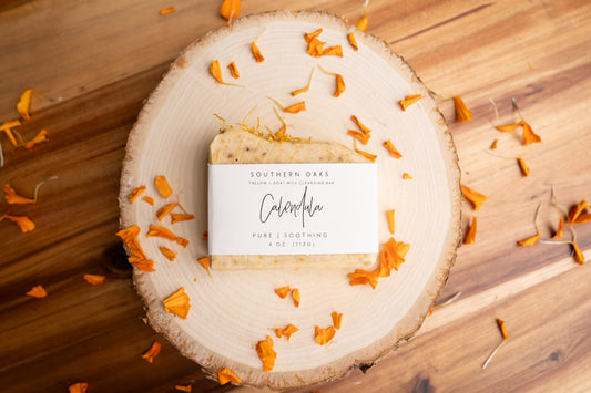 Calendula Tallow + Goat Milk Luxury Cleansing Bar