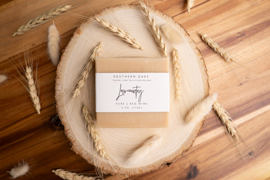 Lowcountry Tallow + Goat Milk + Wine Luxury Cleansing Bar