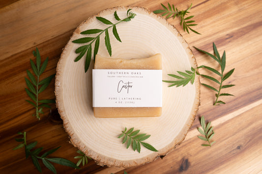 Castor Tallow + Goat Milk Luxury Cleansing Bar