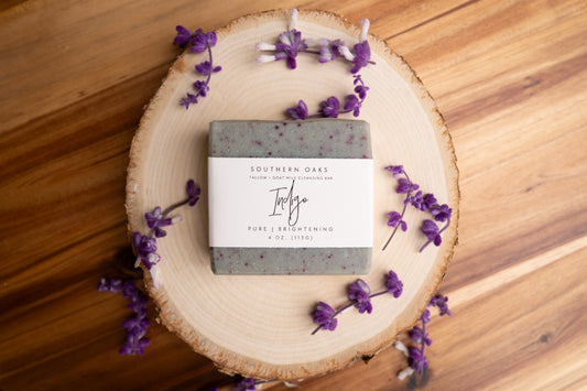 Indigo Tallow + Goat Milk Luxury Cleansing Bar