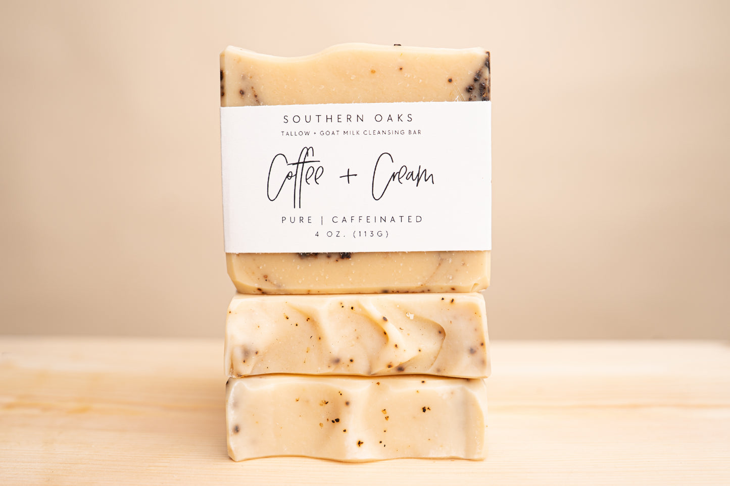 Coffee + Cream Tallow + Goat Milk Luxury Cleansing Bar