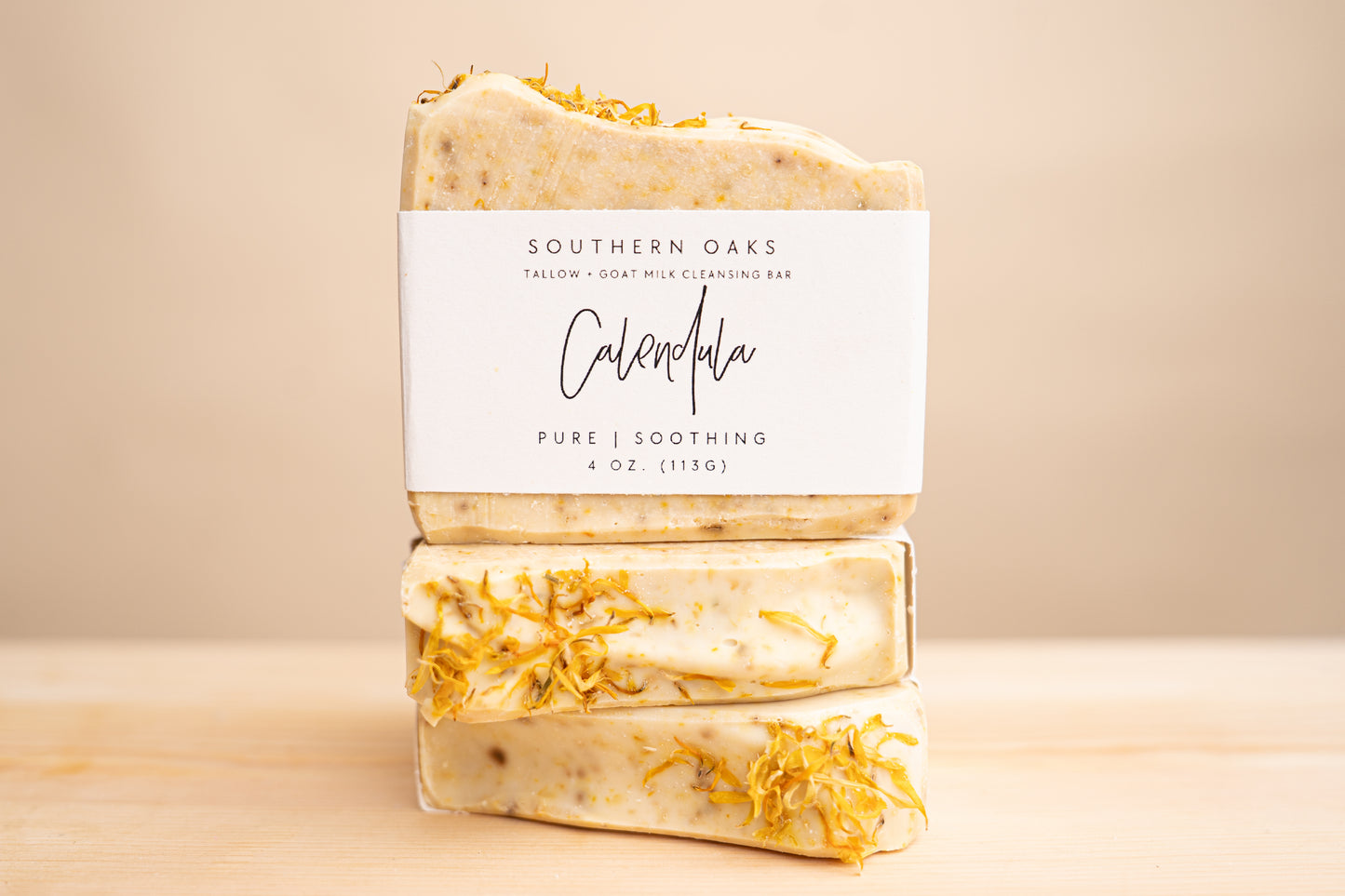 Calendula Tallow + Goat Milk Luxury Cleansing Bar
