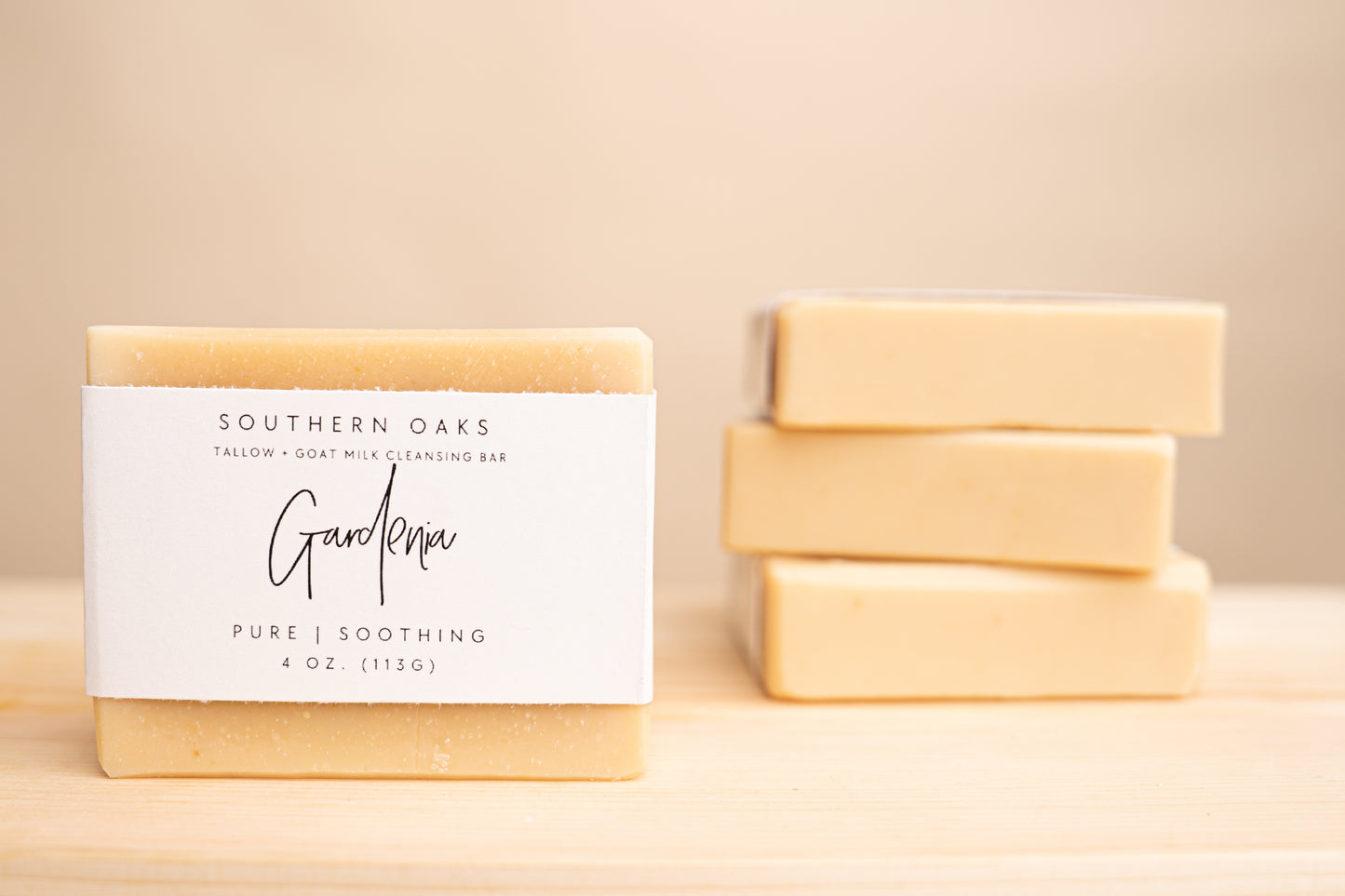 Gardenia Tallow + Goat Milk Luxury Cleansing Bar