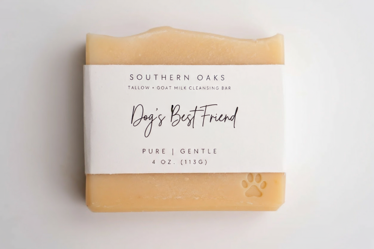 Dog's Best Friend Luxury Tallow + Goat Milk Cleansing Bar
