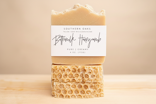 Buttermilk Honeycomb Luxury Tallow + Goat Milk Cleansing Bar