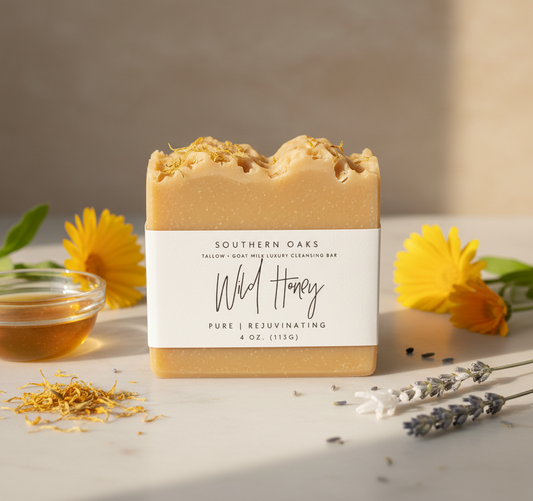 Wild Honey Tallow + Goat Milk Luxury Cleansing Bar